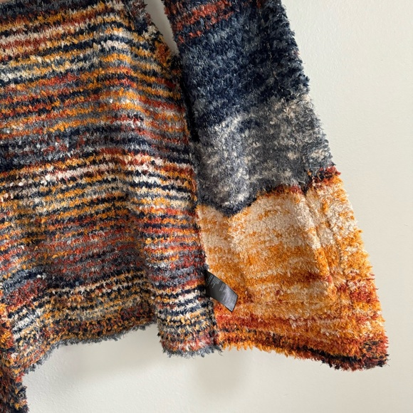 Pilcro Spacedye Sweater Vest Size XS In Orange Motif - Picture 10 of 14